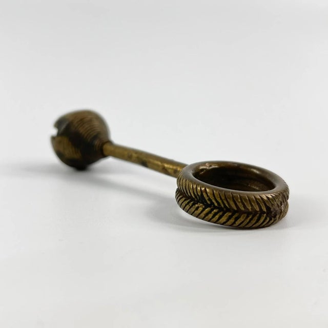 Metal Early 20th Century Crotal Bell Pendant Cameroon Sieber Collection For Sale - Image 7 of 9