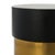 Spritely Home Solstice Round Side Table in Black / Gold For Sale - Image 4 of 6