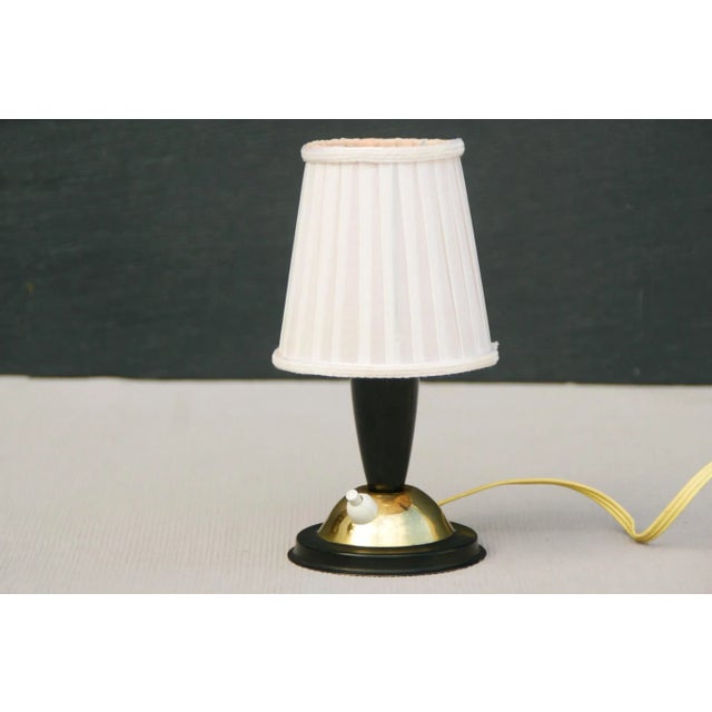 Black Bedside Lamp in the Style of Stilnovo, Germany, 1950s For Sale - Image 8 of 8