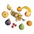 Vintage Italian Hand-Carved Stone Fruit Collection With Grapes, 10 Pieces For Sale