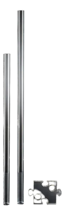 Small Italian Lucky Bamboo Synthetic Glass Vase from VGnewtrend
