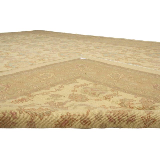 Textile Oversized Vintage Romanian Rug , 12'00 X 18'00 For Sale - Image 7 of 9