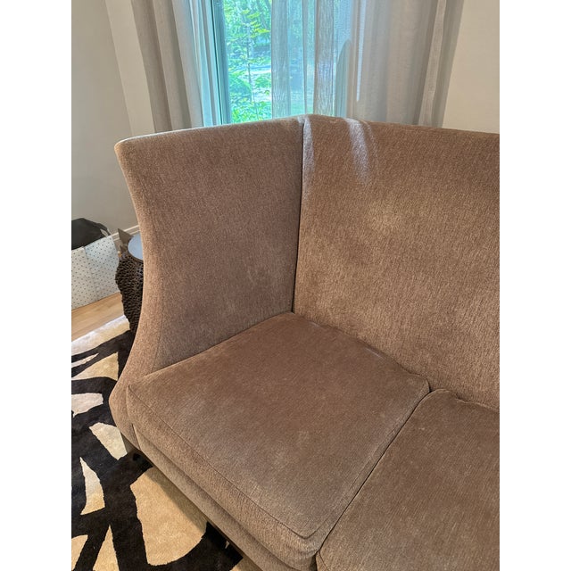 Hollywood Regency John Hutton for Holly Hunt Sofa For Sale - Image 3 of 4