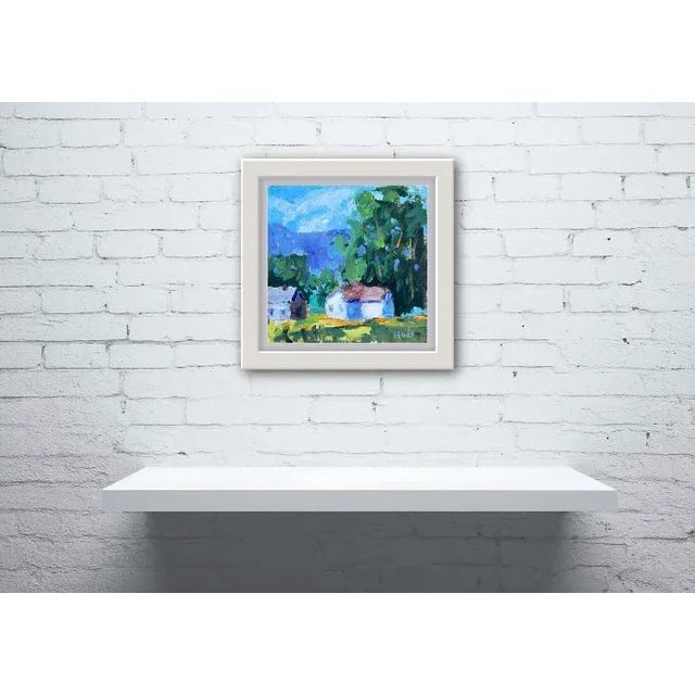 Contemporary Impressionist Oil Painting Landscape For Sale - Image 4 of 12