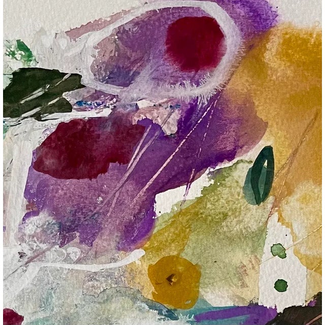 Original abstract drawing in watercolor and mixed media. Titled “Pinot and Chards”, this expressive modern painting has...