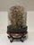 Cabinet of Curiosities Glass Cloche With Bird’s Nest Wrapped in Dried Gypsophila on Decorative Asian Wooden Stand For Sale - Image 14 of 15