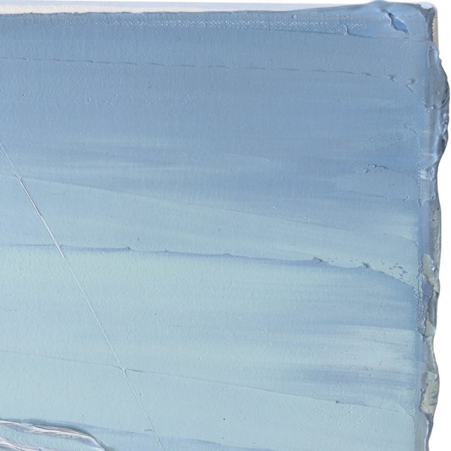 Berry's Bay Study 2 (25.10.21) - Plein Air - Impasto Thick Paint Original Plein Air Landscape Oil on Canvas by Sally West For Sale - Image 4 of 9