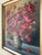 Wood 1970s Vintage Riher Red Roses Floral Still Life Oil Painting on Masonite – Framed For Sale - Image 7 of 9