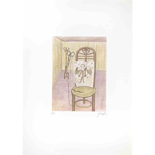 Color lithograph realized by Enrico Benaglia. Artist proof, hand signed lower right. Excellent condition. Italian painter...