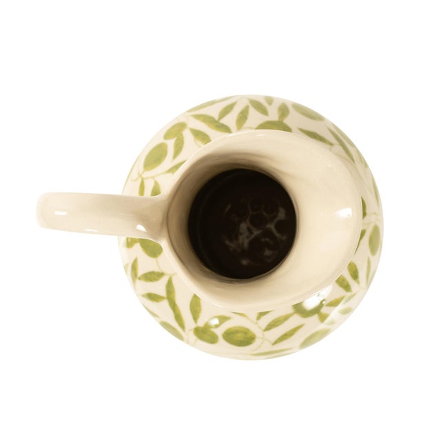 Green Olivia Water Pitcher Sage Green For Sale - Image 8 of 11