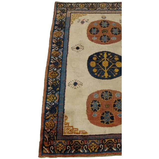 1900s Antique Uzbek Samarkand Rug-6'0'' X 4'0'' For Sale - Image 4 of 5