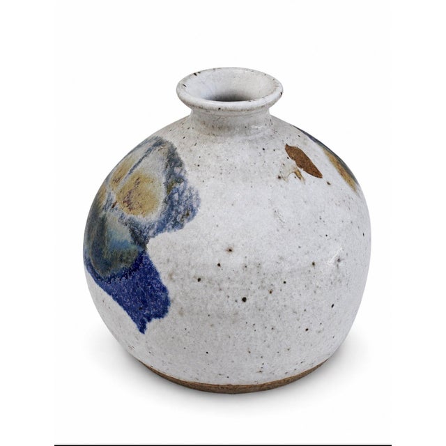 Abstract Kravec Studios Abstract Stoneware Vase For Sale - Image 3 of 8