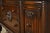 Berkey & Gay Antique English Jacobean Carved Walnut and Burl Wood Sideboard, Circa 1920s For Sale - Image 10 of 14