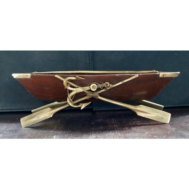 Antique Rowing Boat Cruet Centerpiece, 1900 For Sale - Image 11 of 11
