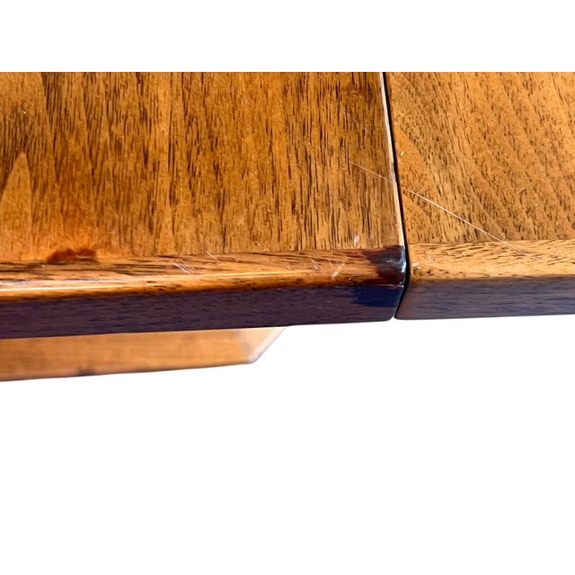 Harvey Probber Style Mid Century Modern Walter Wabash Dining Table For Sale - Image 10 of 12