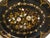 19th-Century English oval papier-mâché chinoiserie serving tray.. It is handcrafted with lovely mother of pearl and...
