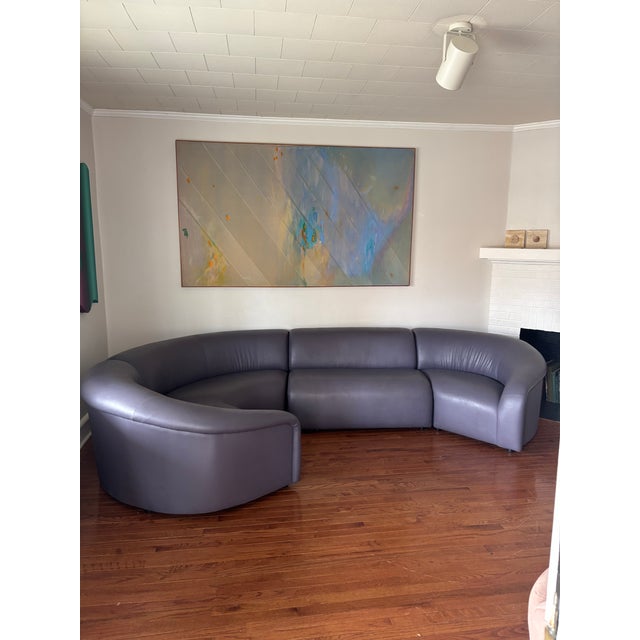 Animal Skin 1990s Preview Furniture Sectional Sofa by Vladimir Kagan For Sale - Image 7 of 7