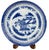 Antique 19th Century Chinese Nanking Export Porcelain Plate & Stand For Sale - Image 12 of 13