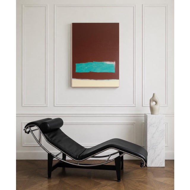 The minimalist abstract artwork "Garden Thoughts" embodies the serene interplay between nature and subtle imperfection. A...