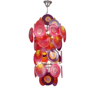Disk Candelier from Aro Leuchten, Germany, 1970s For Sale
