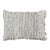 Contemporary Chic Wool and Cotton Pillow in Gray For Sale