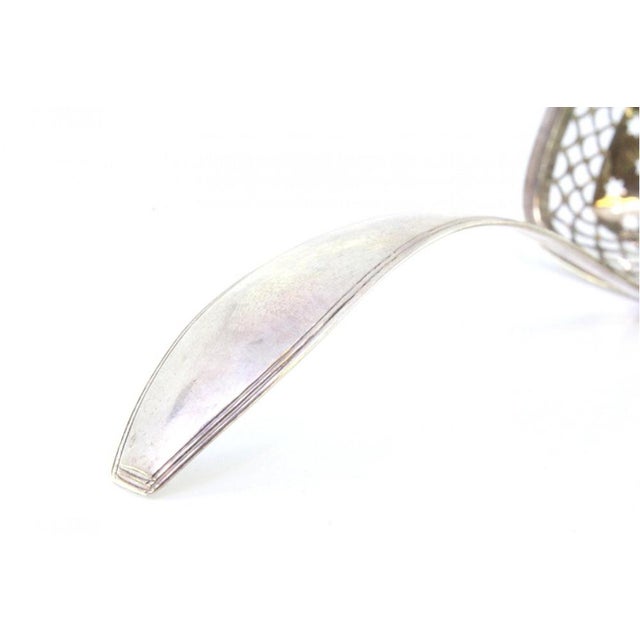 Silver Dusting Spoon with Scalloped Edges Handle For Sale - Image 3 of 8
