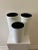 Metal Vintage Canister "Up Light" Metal Lamps - Set of 3 For Sale - Image 7 of 7