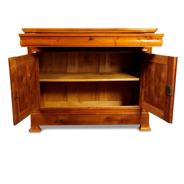 Biedermeier Sideboard or Crendenza in Cherrywood For Sale - Image 4 of 9