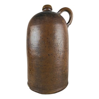 Stoneware Water Bottle with Handle from Crinitz, 1900s For Sale