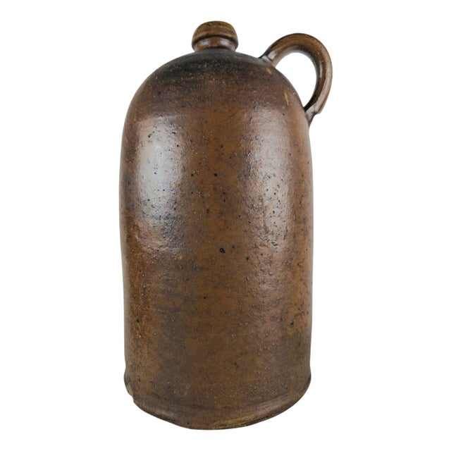 Stoneware Water Bottle with Handle from Crinitz, 1900s For Sale