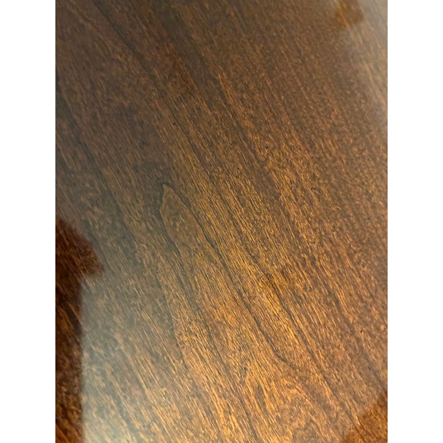 1980s 1980s Thomasville Furniture Winston Court Collection Solid Cherry Traditional Dining Table 20621-321 For Sale - Image 5 of 7