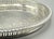 Silver Mid Century Silver Plate Serving Drinks Tray For Sale - Image 8 of 10