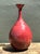 Red Vintage Original Studio Pottery Long Neck Vase For Sale - Image 8 of 12