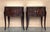 Early 20th Century Italian Art Deco Pair of Bedside Tables in Mahogany For Sale - Image 18 of 18