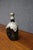 Victorian Mid 20th Century Rococo Danish Emerald Green Glass Flask With Ornate Pewter Overlay For Sale - Image 3 of 10