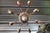 1940s Italian Rococo Revival Painted Wood & Gilt Wrought Iron 8-Light Chandelier For Sale - Image 11 of 18