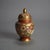 Antique Japanese Satsuma Hand Painted Floral & Gilt Pottery Lidded Urn C1920 For Sale - Image 6 of 8