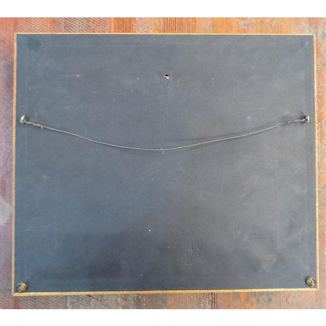 19th Century European English Pen and Ink Genre Scene With Women in a Garden For Sale - Image 15 of 15