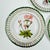 Vintage Reticulated Floral Plates With Green and Gold Trim - Set of 3 For Sale - Image 14 of 18