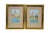4 Mid Century European Architectural Watercolor Landscape Paintings by Helen J. McRae of New York. Circa mid-20th Century....