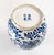 19th Century Chinese Blue and White Bottle Vase With Peony and Dragon, Repaired For Sale - Image 12 of 13