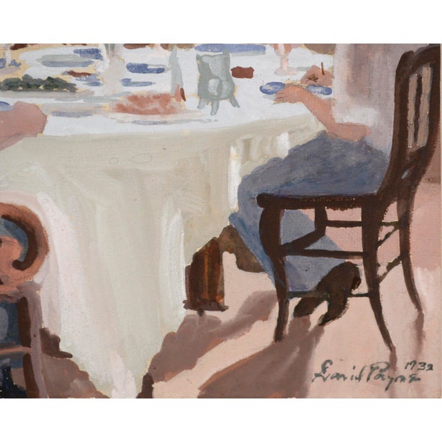 Family Dinner Time 1932 American Classic Interior Design by David Mode Payne For Sale - Image 4 of 6