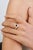 Not Yet Made - Made To Order 1.12ct Blue Sapphire & Diamond Bezel Chunky Ring 14k Yellow Gold Size 6.5 For Sale - Image 5 of 17