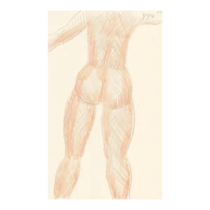 James Bone Standing Female Nude From the Rear