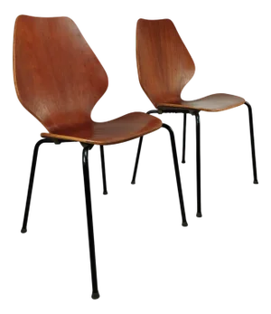 Set of Chairs by Herbert Hirche for Jofa Stalmobler, 1950s
