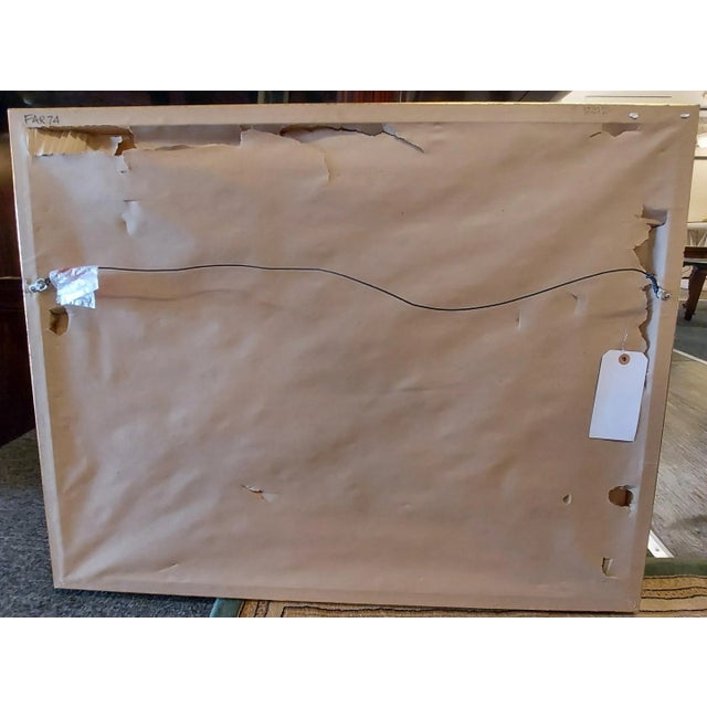 Henry Marcaillou 1970s Mediterranean Maritime Scene Fauvist Oil Painting For Sale In Boston - Image 6 of 7