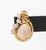 Pair of 14K Rose Gold, White Gold, Diamond, and Pearl Earrings, featuring twenty two pave set round brilliant cut diamonds...