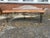 Rustic Style Live Edge Slab Wood Top Coffee Table/ Bench With Iron Hairpin Legs Solid wood frame, very heavy, rich wood...