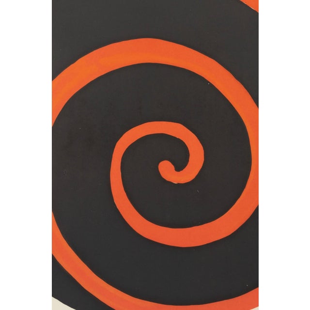 Alexander Calder - Spirals 1969 Color Lithograph on Paper Framed Modern Prints For Sale - Image 4 of 8