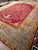 Raspberry Red Pasargad DC Rust Original Antique Turkish Oushak Rug For Sale - Image 8 of 9